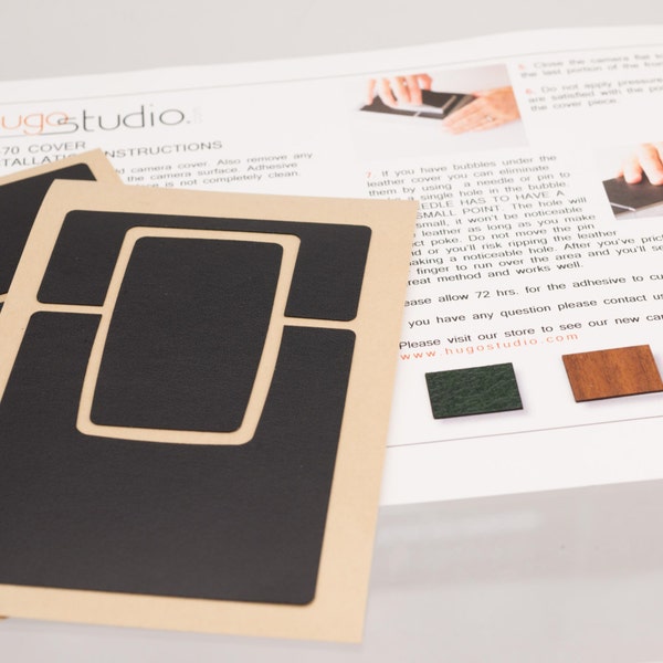 Polaroid SX-70 PU Leather Replacement Cover W/ Instructions