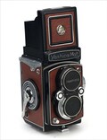 Yashica Mat or Yashica D - Replacement Cover - Laser Cut Recycled Leather - Vintage