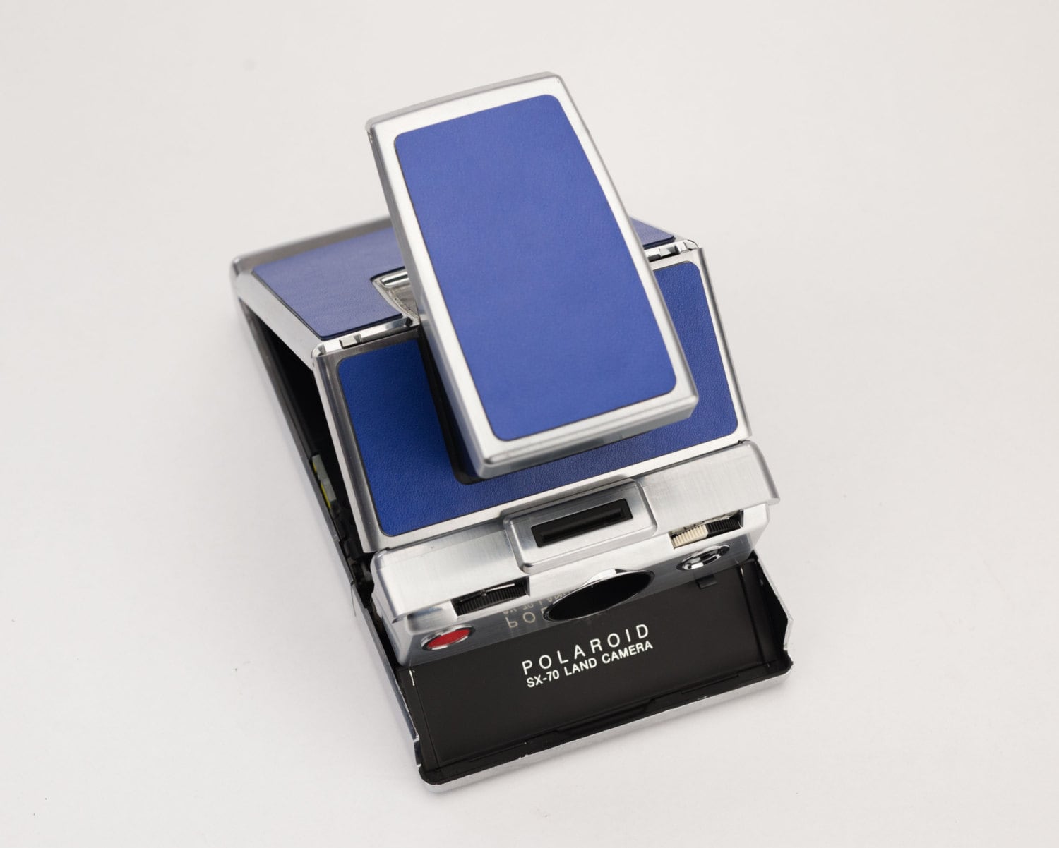 Olympus Six Housse Cuir Lisse Noir Premium Pour Polaroid SX-70, 680SLR, 690SLR étui Instantané Polaroid - Foto 4