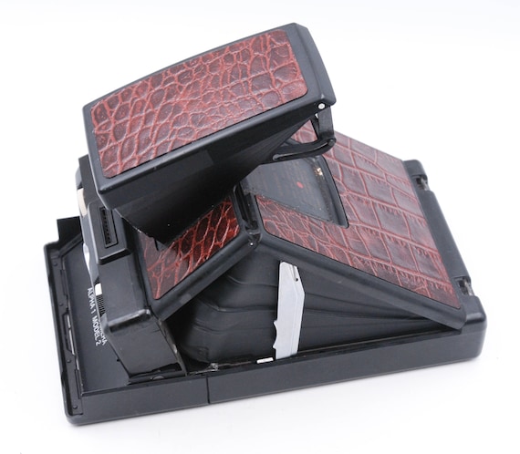 Polaroid SX-70 Land Camera Recycled Leather Replacement Cover W