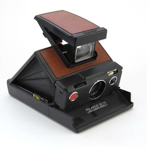 Polaroid sx70/sonar/680/690 camera skin Replacement COFFEE LV LOGO