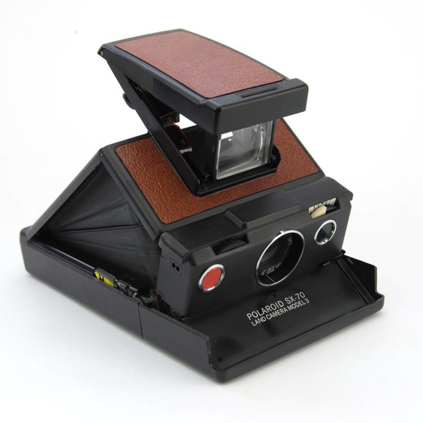 Polaroid SX-70 Model 3 Replacement skin cover - Laser Cut Recycled Leather - Available in 5 colors