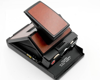 Funda de repuesto para Polaroid SX-70 Alpha I Modelo 2 - Cuero sintético cortado a láser