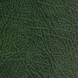 Puede incluir: Primer plano de una superficie de cuero texturizado de color verde oscuro. El cuero presenta un patr&oacute;n agrietado detallado con reflejos verdes m&aacute;s claros, creando una apariencia natural y envejecida. La imagen muestra la textura y las variaciones de color del material.