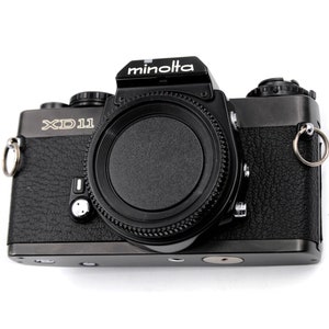 Capa de reposição Minolta XD, XD 5, XD7 ou XD 11 cortada a laser - couro legítimo