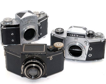 Ihagee Exa V1 With Zeiss Tessar 50mm F3.5, Vintage 35mm Film