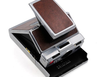 Polaroid Tan Leather Case for Folding SX-70 Camera Original - Etsy