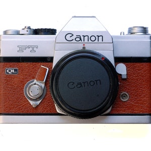 Canon FT, FTb, FTb N, TL of TX Vervangingshoes - Gerecyclede lederen Angus Textuur