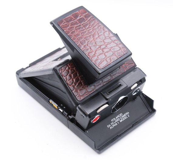 Polaroid SX-70 Land Camera Recycled Leather Replacement Cover W