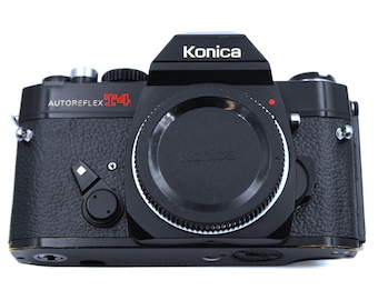 Housse en similicuir de remplacement Konica Autoreflex T4, T3 ou TC - Cuir véritable