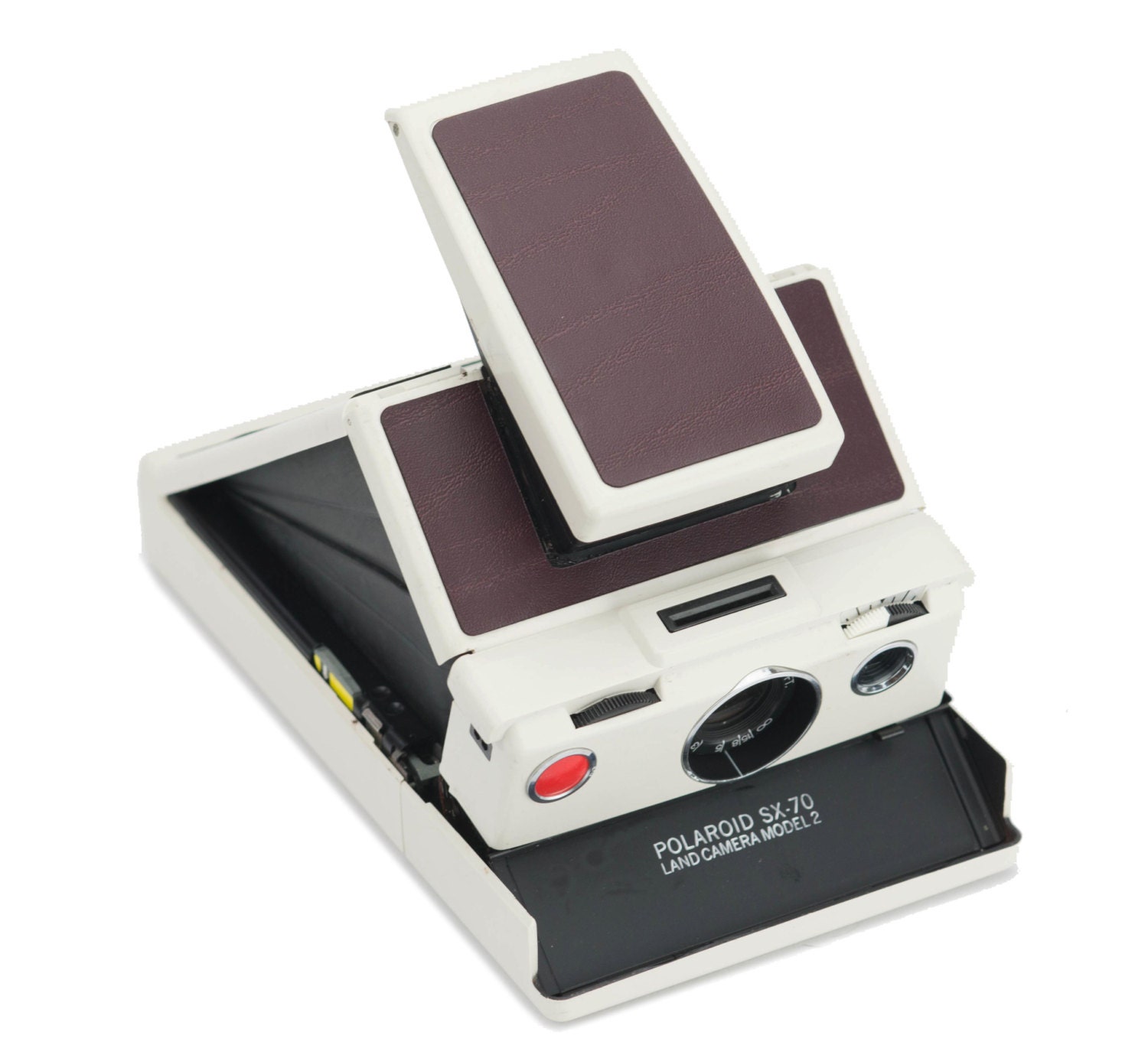 Funda De Cuero Reciclado De Repuesto Para Cámara Polaroid SX-70 (Modelo Regular Y Model 2) - Color Marrón