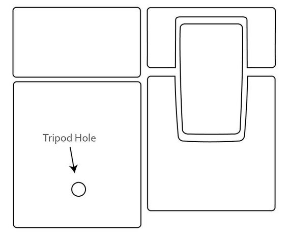 Polaroid SLR 680 & 690 Replacement Skin Cover - Laser Cut Polaroid SLR 680 & 690 Replacement Skin Cover - Laser Cut