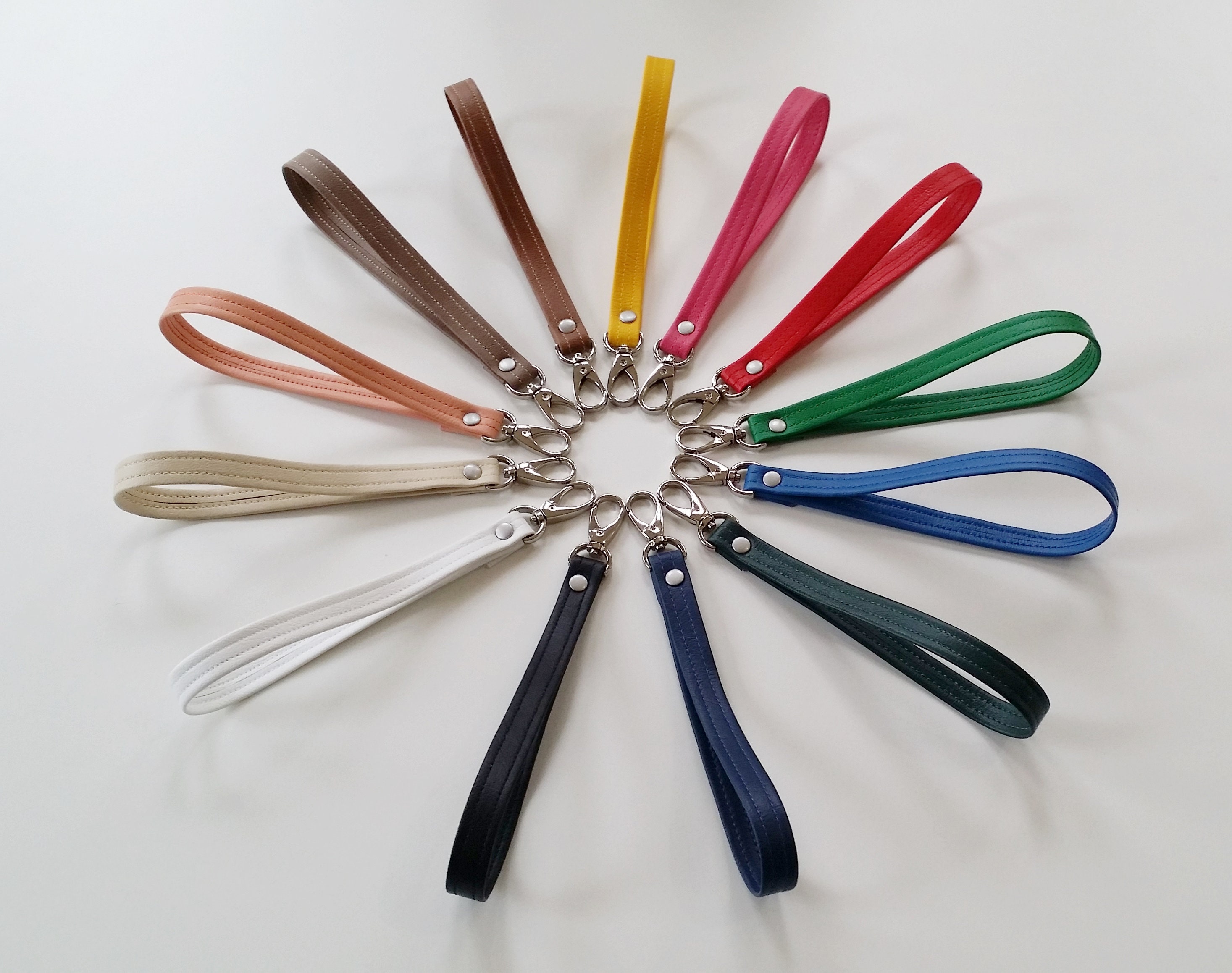 Strap keychain nickel hookWrist strap leatherKeychain Etsy