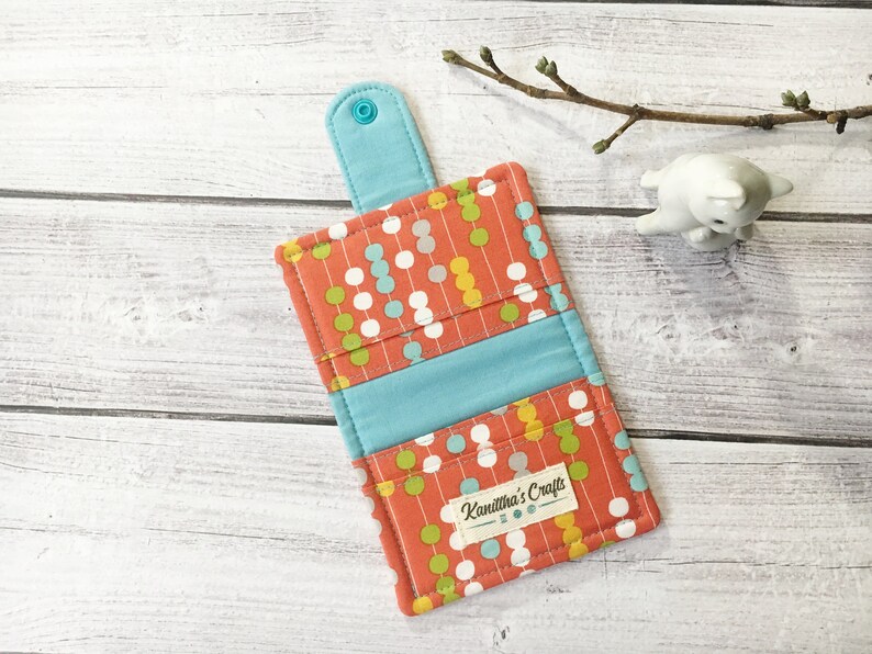 Card walletCard holder wallet fabricCredit card holderCard image 2