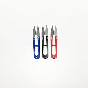 Thread snips,Embroidery scissor,Sewing scissor,Small scissor,Available 3 colors black-blue-red