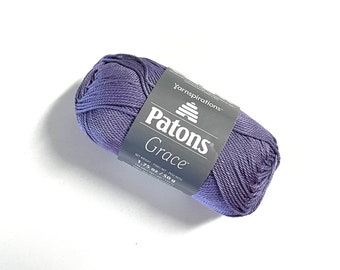 Cotton Yarn For Crochet Patons Grace Snow Yarn 6-Pack - Cotton DK