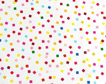 Tiny square print multi colored, Cotton fabric, Robert Kaufman #16981, Sewing-Quilting fabric, Cotton fabric by 1/2 yard