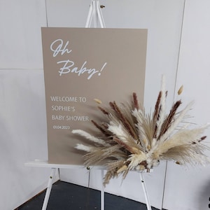 Panneau de bienvenue pour baby shower de la Pampa | Panneau baby shower
