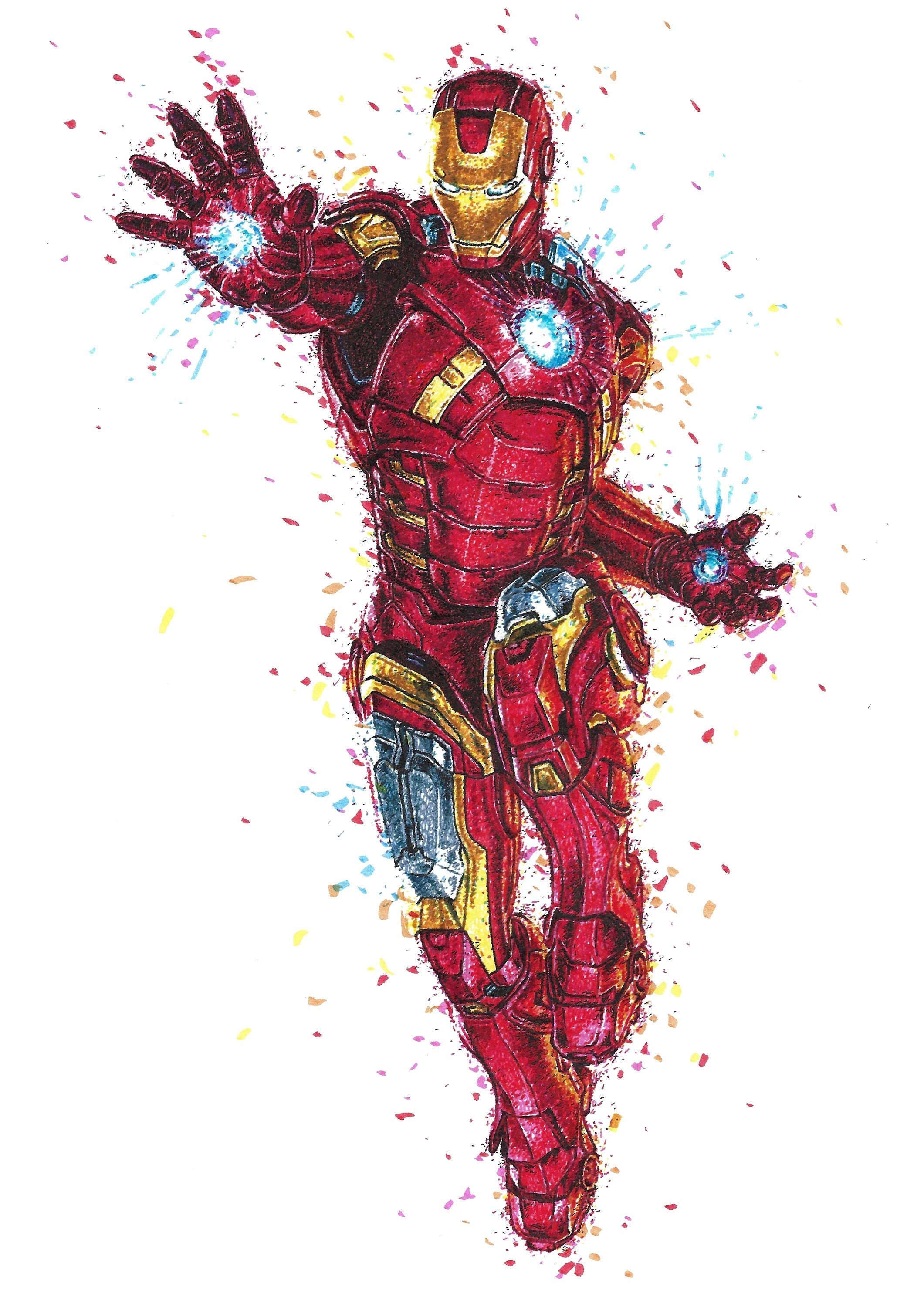 Captain America Steve Rogers Avengers Drawing Movie Print - Etsy Israel