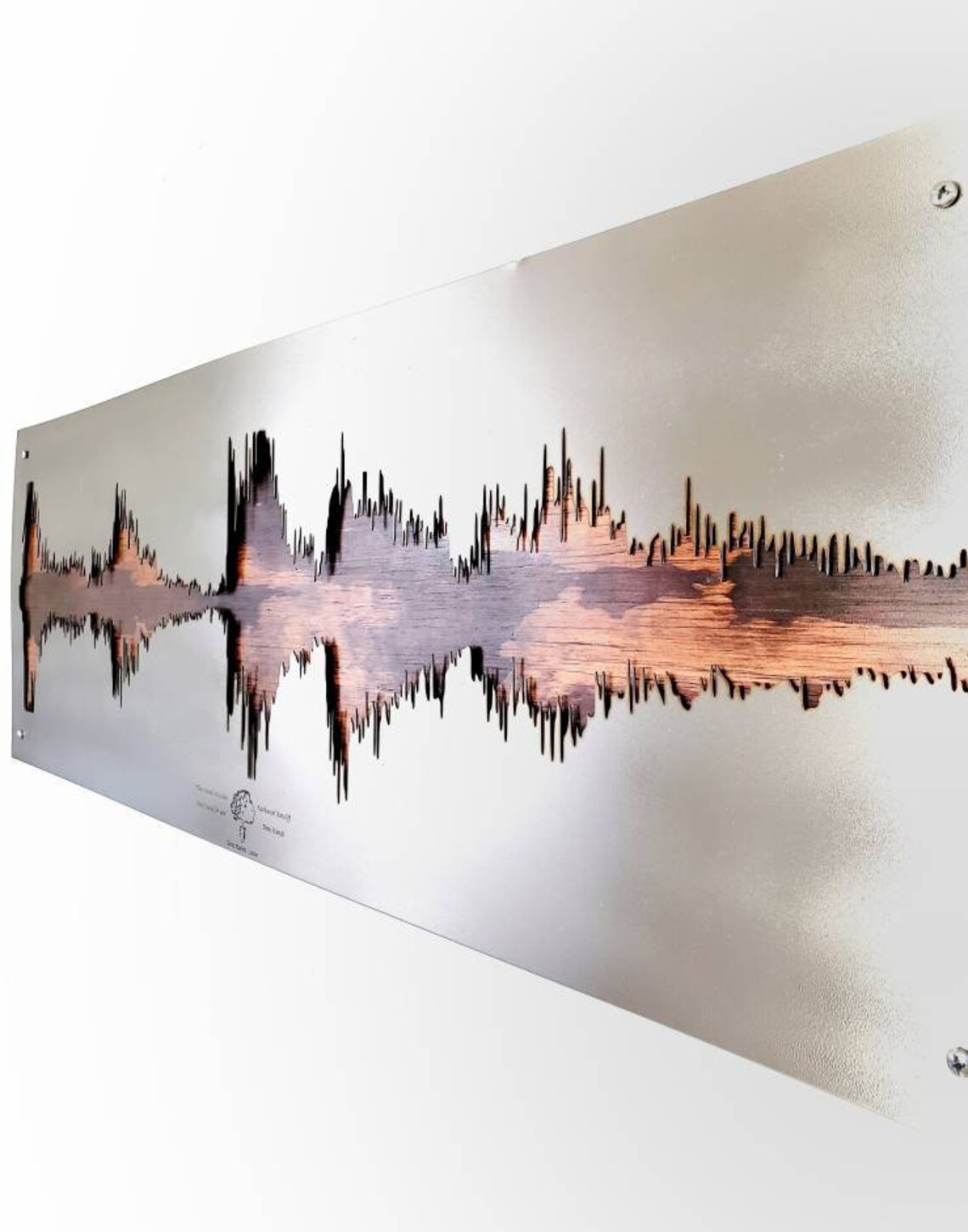 Custom Soundwave Art Metal Soundwave Sound Wave Art Etsy