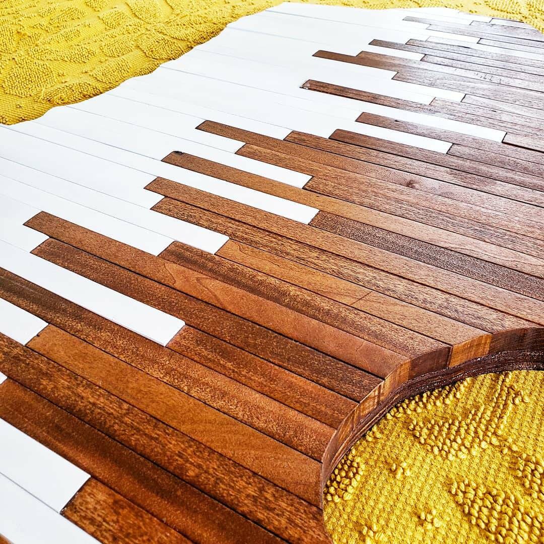 Large Texas Wood Wall Art Texas Art Modern Texas Decor Etsy