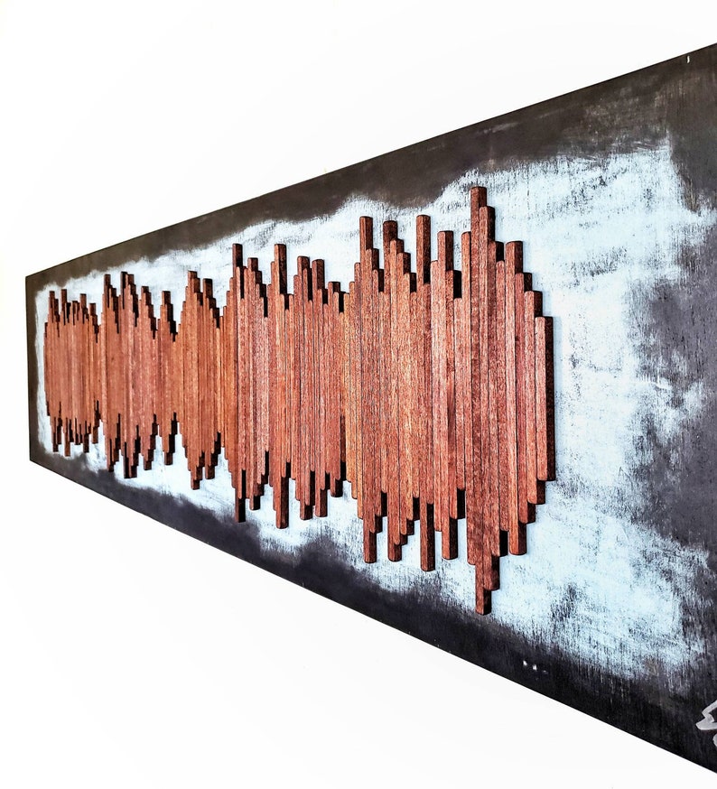 Dave Matthews Band Soundwave Wood Wall Art Custom Wood Wall Etsy