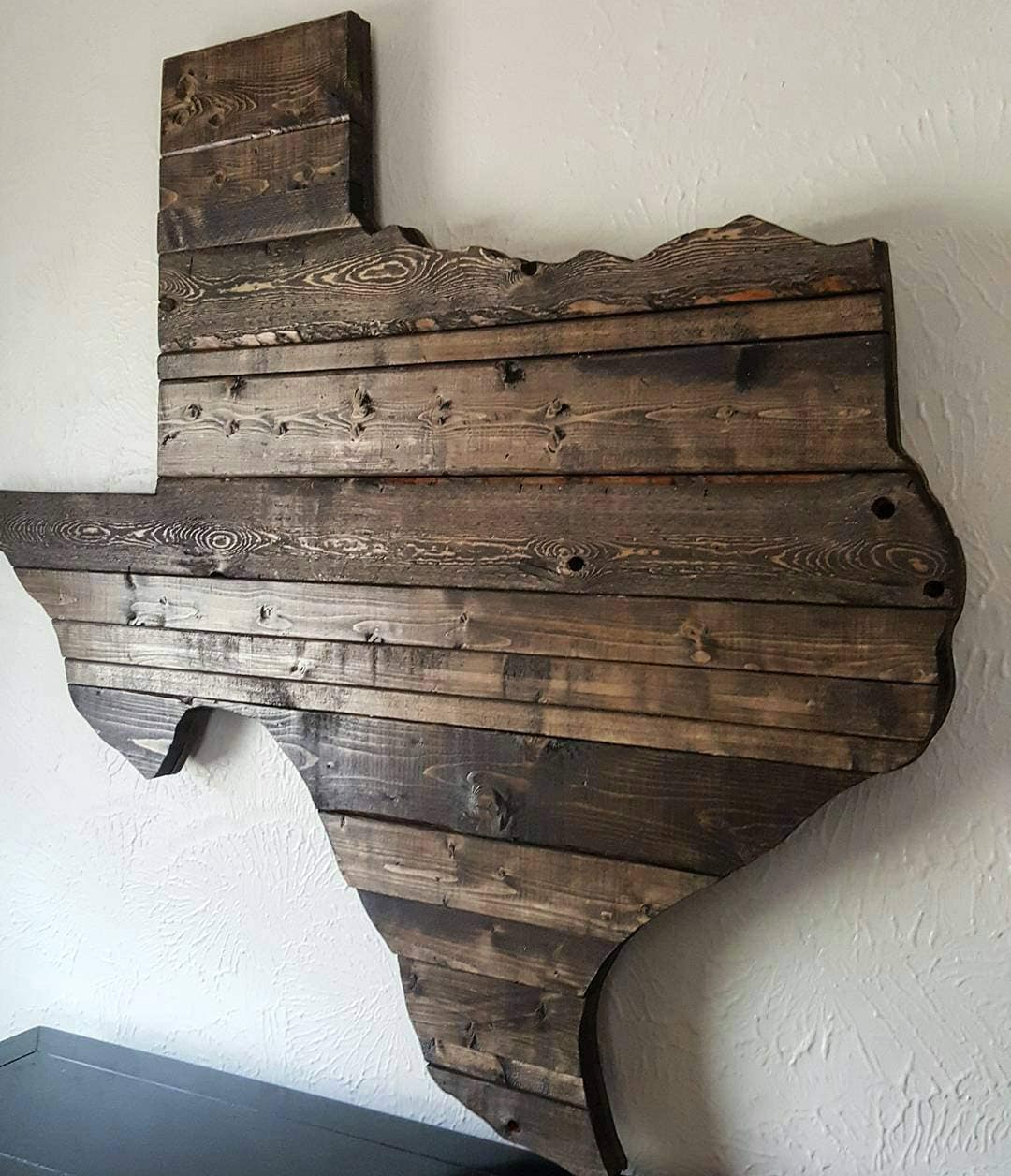 Large Reclaimed Wood Texas Wall Art Texas Art Rustic Texas Etsy