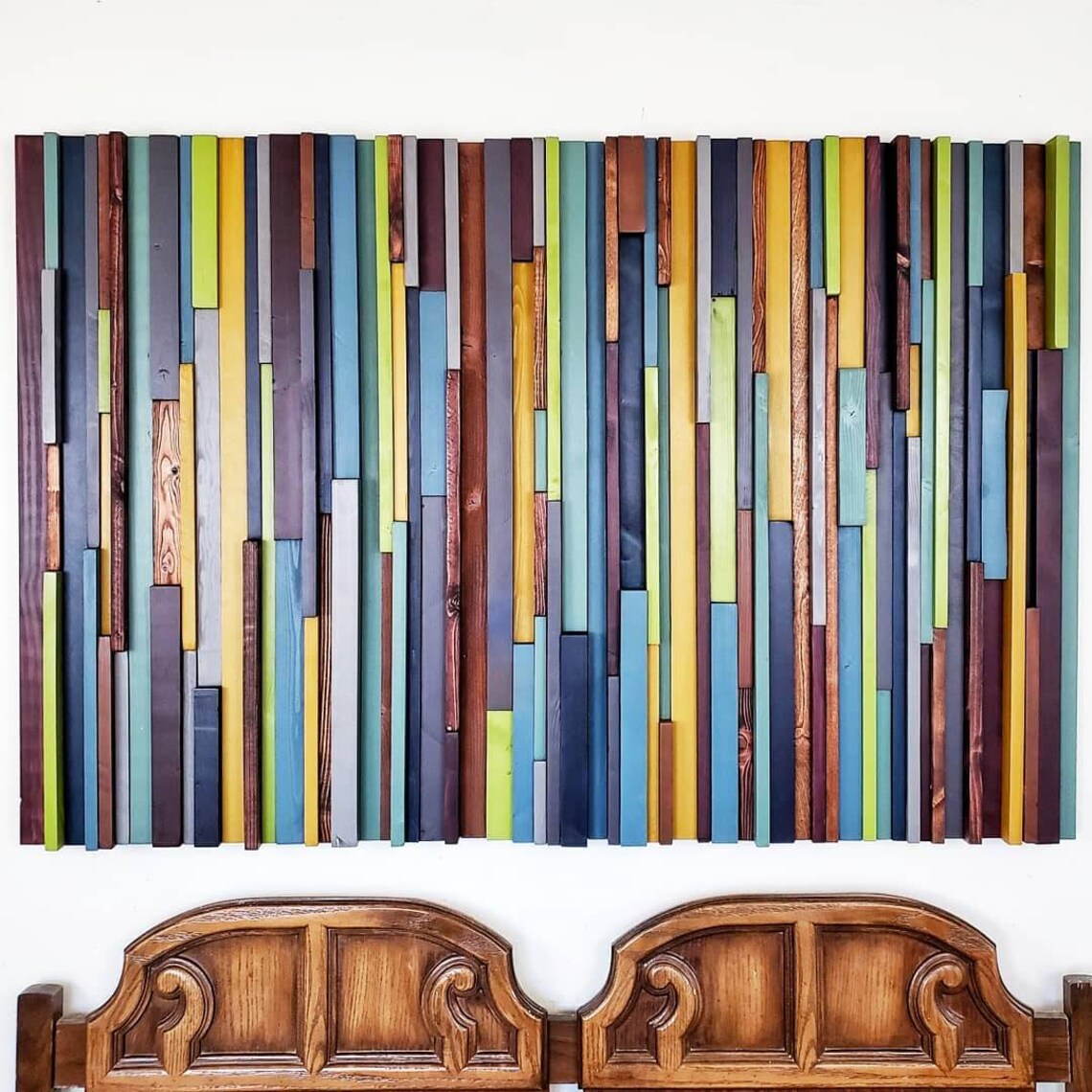 Wood Wall Art Large Abstract Wood Art Wood Slice Wall Art Hospitality