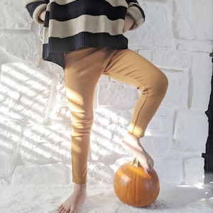 Baby and Kids Ribbed Knit Leggings 