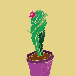 Cactus Digital Art Print