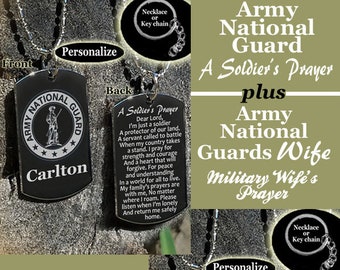 Gift for Military deployment, Army National Guard, Military Prayer, Army Wife, National Guard, Military Wife, Soldiers prayer, Army gift,