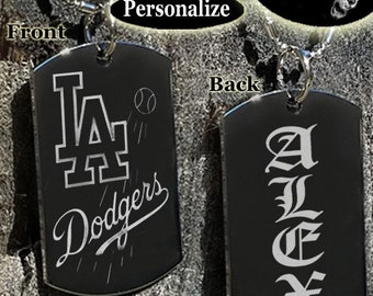 Dodgers, la Dodgers, Los Angeles Dodgers, Dodgers baseball, Dodgers fan, Dodgers necklace, Dodgers Jewelry, Personalized Dodgers, Gifts