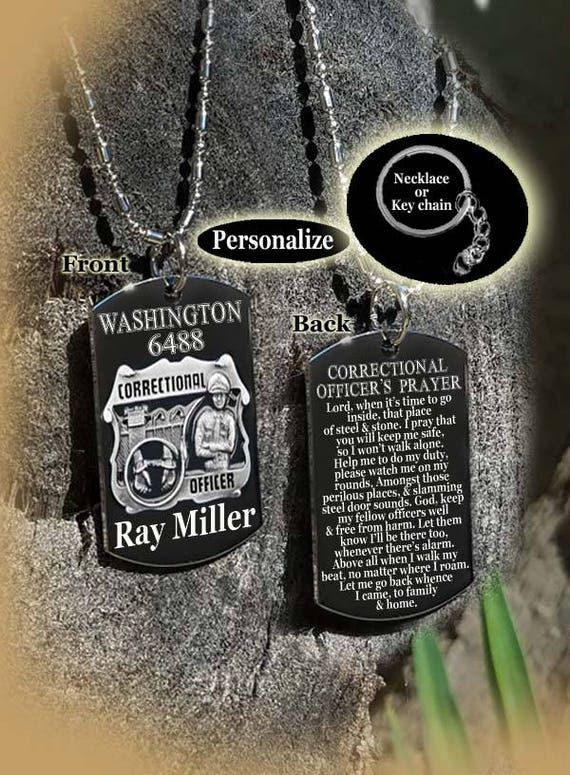 Correctional Officer Dog Tags 2024 elgincountymidwives