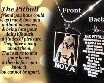 Personalized Pitbull gift, Pitbull Keychain, Pitbull Necklace, Pitbull Lover gift, Pitbull Gift, Pittbull Love, Pittbull Jewelry,