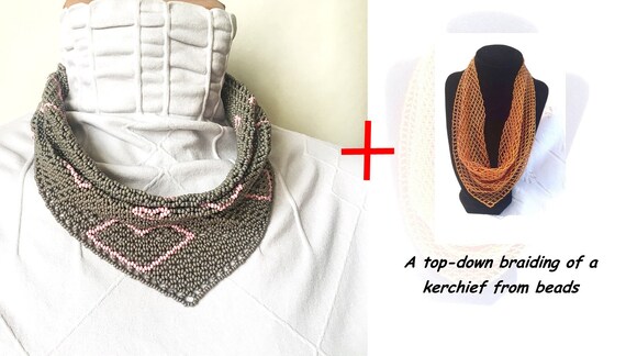 beaded scarf pattern