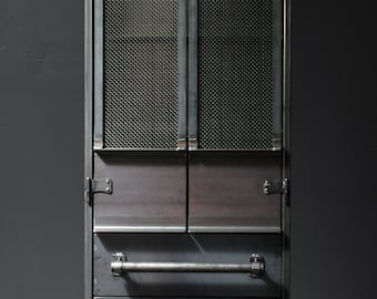 Vintage style Industrial Armoire