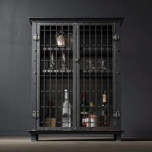 Industrial Liquor Cabinet
