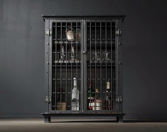 Industrial Liquor Cabinet