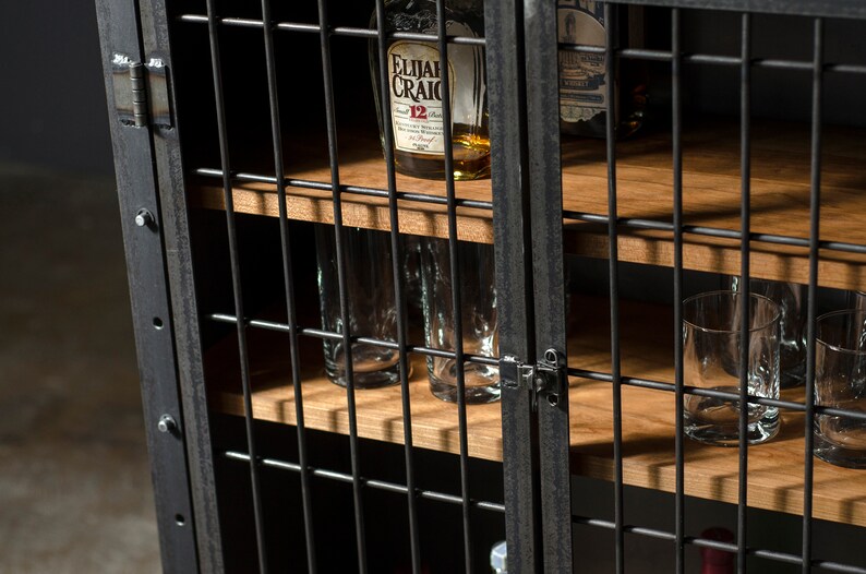 Bar Cart Liquor Industrial Etsy Canada