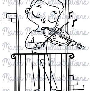 Desde mi ventana digi stamp set for quarantine diary, scrapbooking crafts, image 4