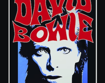 DAVID BOWIE 1972 Dania FL Concert Poster Re-imagines the Original