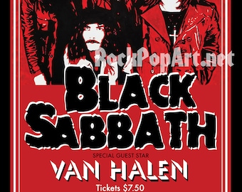 BLACK SABBATH 1978 Tour Concert Posters Re-imagines the Original