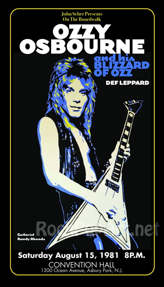 Referéndum Auckland adolescentes RANDY RHOADS Guitar God del póster del concierto Blizzard Of - Etsy España Referéndum Auckland adolescentes RANDY RHOADS Guitar God del póster del concierto Blizzard Of - Etsy España