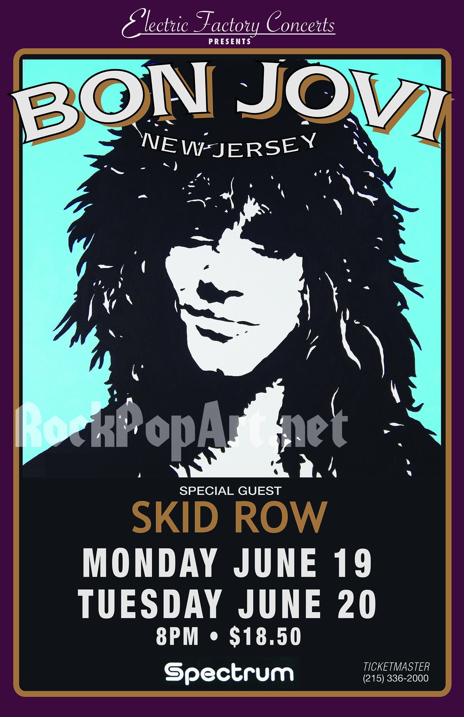 Bon Jovi 2022 Tour Poster