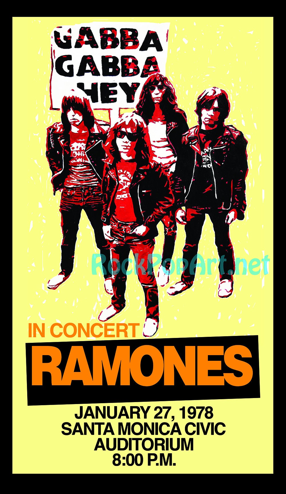 ramones ラモーンズ　ポスター　ヴィンテージ　vintage ポスター☆ラモーンズ（The Ramones） 1978年カリフォルニア