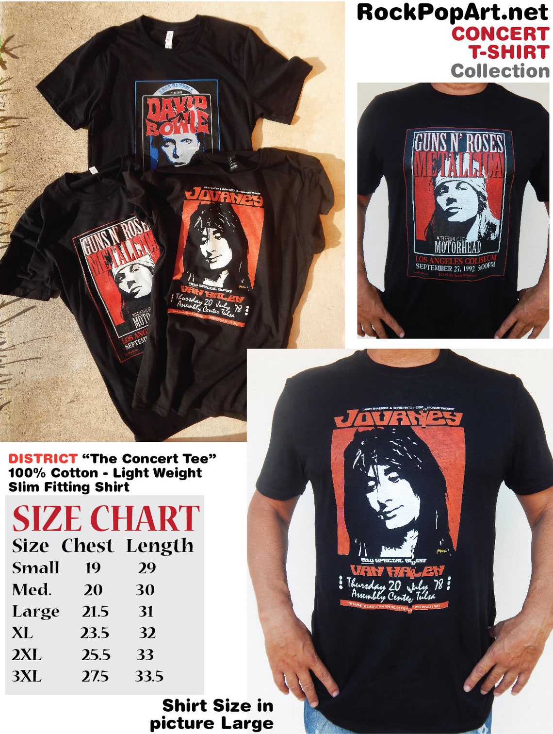 JOURNEY Steve Perry 1978 Concert T-shirt Using Rock Pop Art - Etsy ...