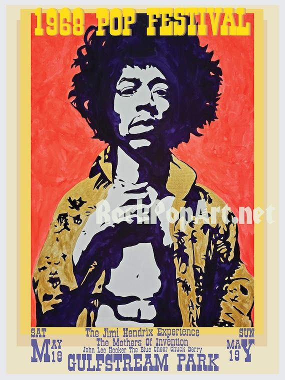 1968 POP FESTIVAL Miami Concert Poster Re-imagines the Original