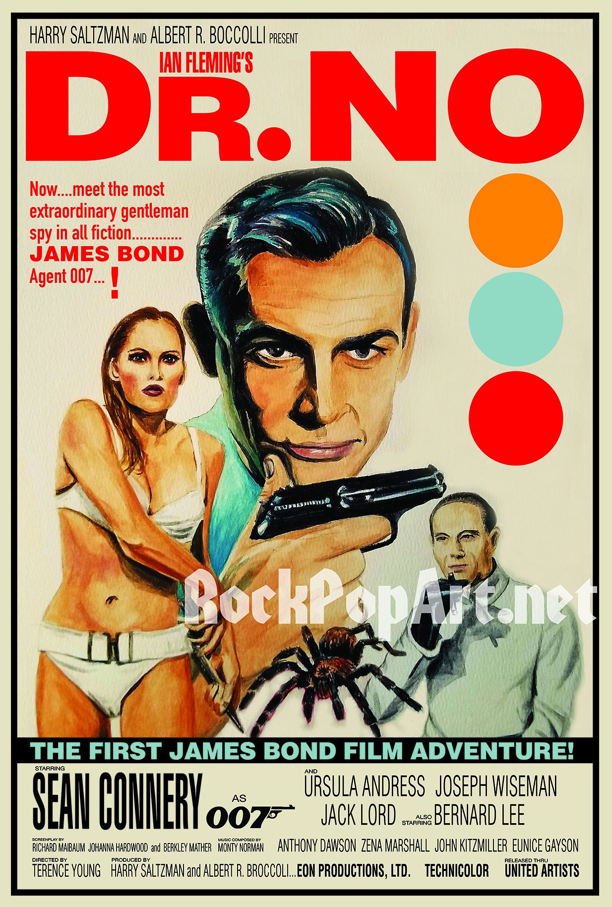 007ドクター・ノオ 映画ポスター ショーン・コネリー