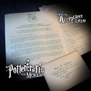 Your Own Acceptance Letter
