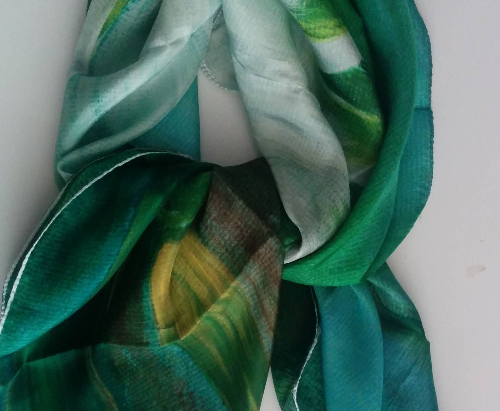 emerald green head scarf